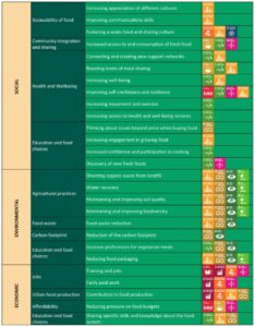 Benefits of FSIs related to UN Sustainable Development Goals (SDG)